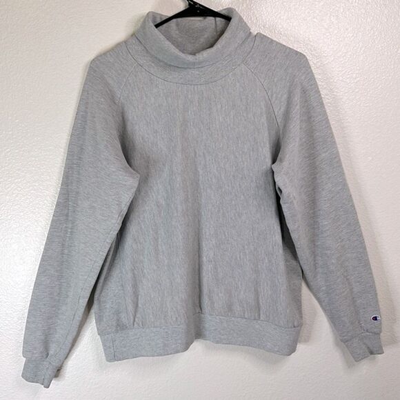 Champion Reverse Weave Gray Pullover Sweater Size: L - Picture 1 of 9